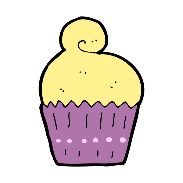 Cupcake de bande dessinée — Image vectorielle