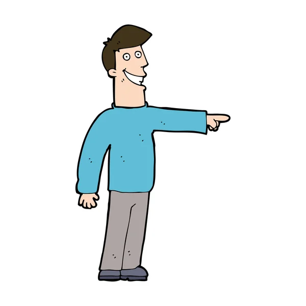 Karikatur zeigt Mann — Stockvektor