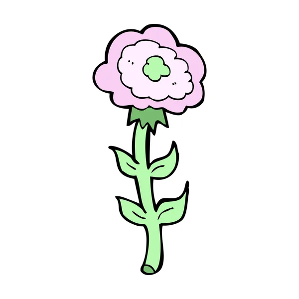 Rosa de dibujos animados — Vector de stock