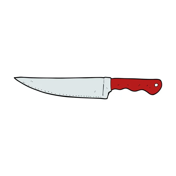 Cuchillo de cocina de dibujos animados — Vector de stock