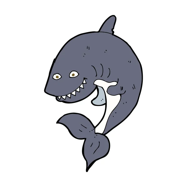 Requin de bande dessinée — Image vectorielle