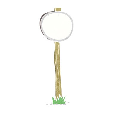 yol işareti karikatür