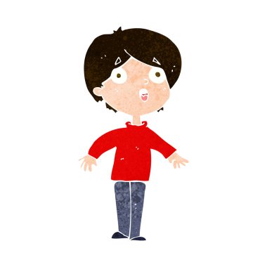 şaşırmış adam çizgi film