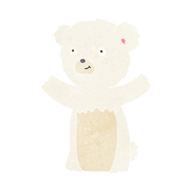 karikatür kutupsal ayı yavrusu