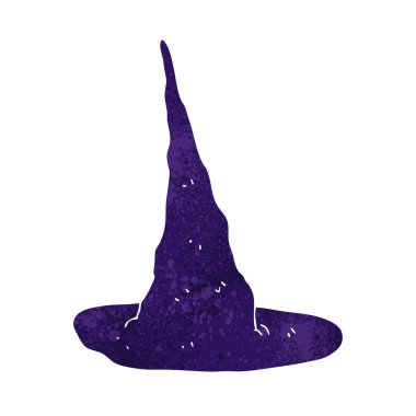 Çizgi film hayaleti cadı şapkası.