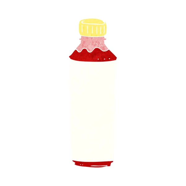 Cartoon juice flaska — Stock vektor