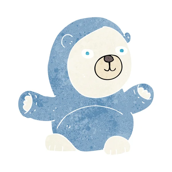可爱卡通北极熊 — 图库矢量图片