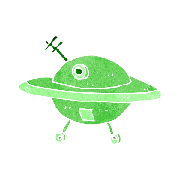 Cartoon flying saucer — Stock Vector