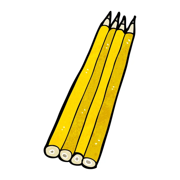 Crayons de couleur dessin animé — Image vectorielle