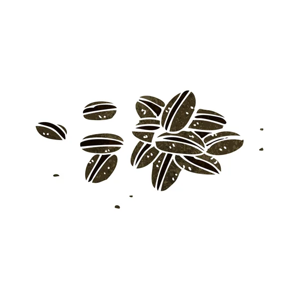 Cartoon coffee beans — Stock Vector