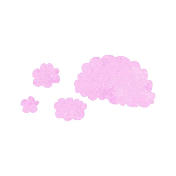 Roze wolken — Stockvector