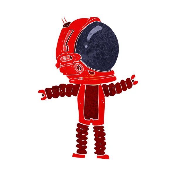 Cartoon Astronaut — Stockvector