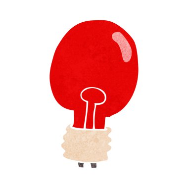 çizgi film kırmızı ampulü