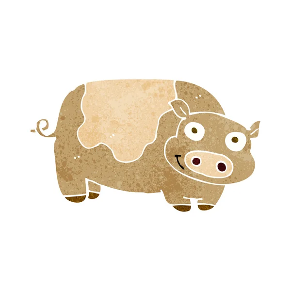 Cerdo de dibujos animados — Vector de stock