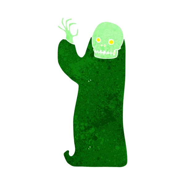 Desenho animado acenando halloween ghoul —  Vetores de Stock