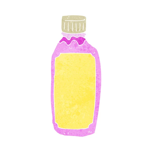 Karikatür pembe içki şişesi — Stok Vektör