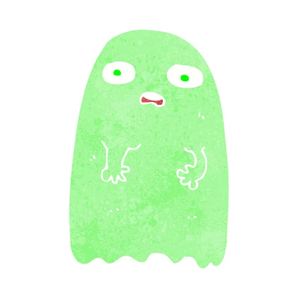 Fantasma divertido de dibujos animados — Vector de stock