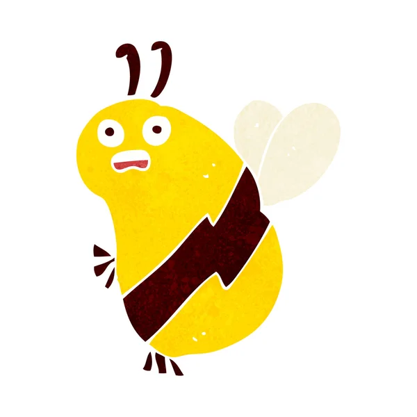 Grappige cartoon bee — Stockvector