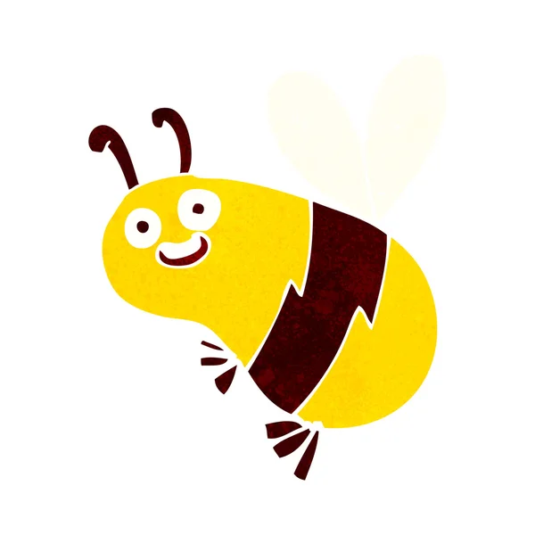 Funny cartoon bee — Stock Vector