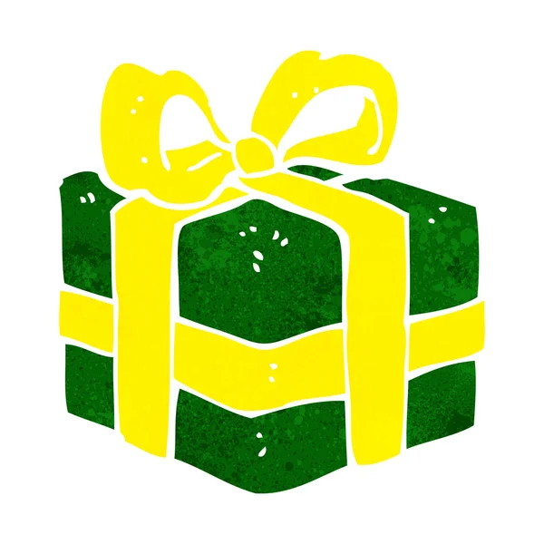 Cartoon kerstcadeau — Stockvector