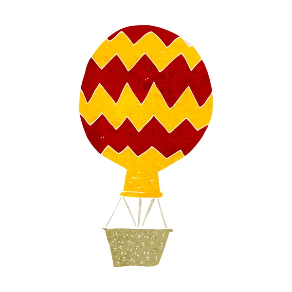 Ballon à air chaud dessin animé — Image vectorielle