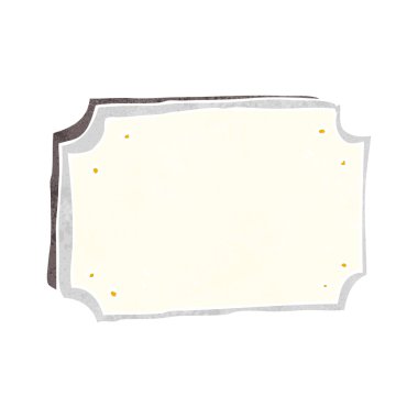 eski işareti karikatür