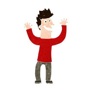 heyecanlı adam çizgi film