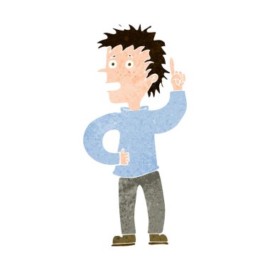 Çizgi filmci çocuk.