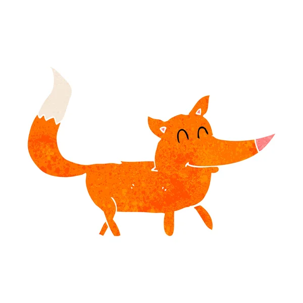 Cartoon weinig fox — Stockvector