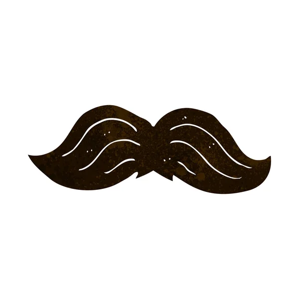 Cartoon mustache — Stock Vector