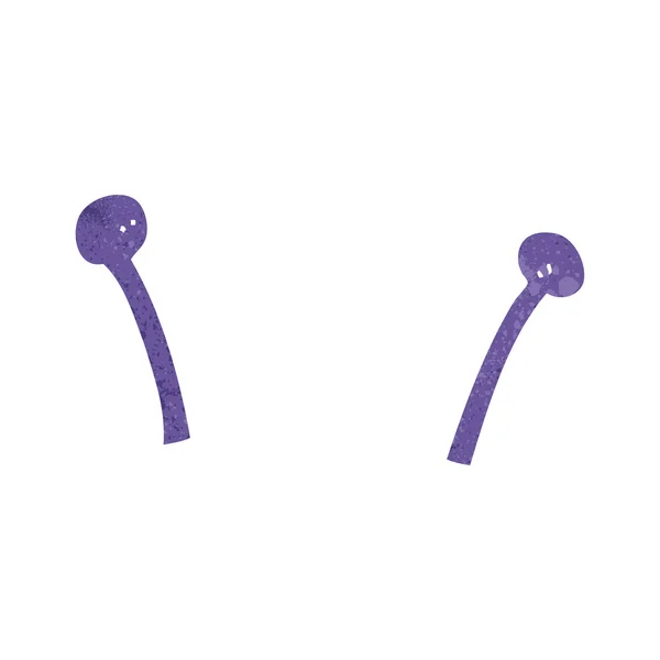 Antenas alienígenas de dibujos animados — Vector de stock