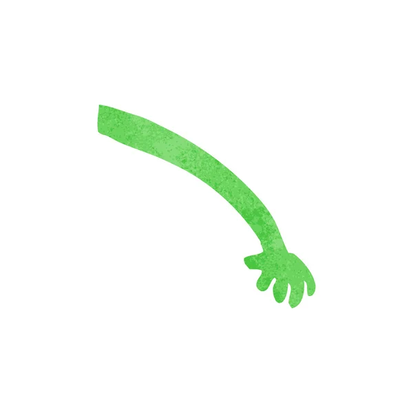 卡通外星人的手臂 — 图库矢量图片