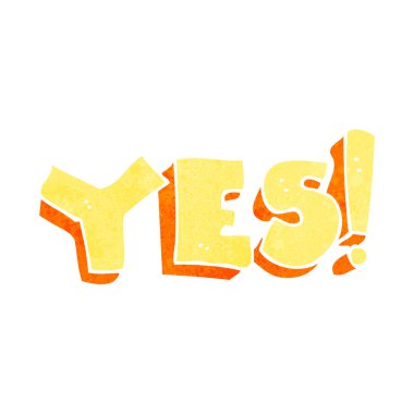 Evet karikatür sembolü