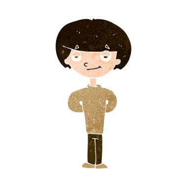 mutlu bir adam çizgi film