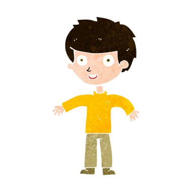 mutlu bir adam çizgi film