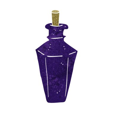 Çizgi film parfüm şişesi