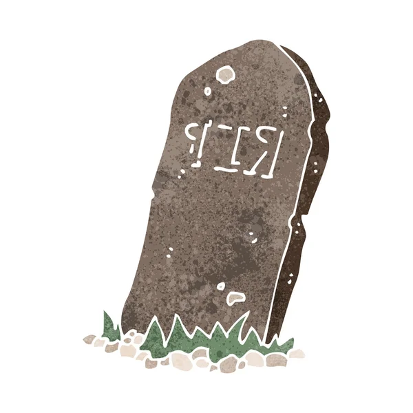 Cartoon spooky grave — Stock Vector