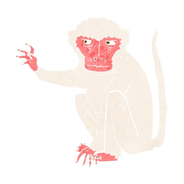 Zła małpa kreskówki — Wektor stockowy