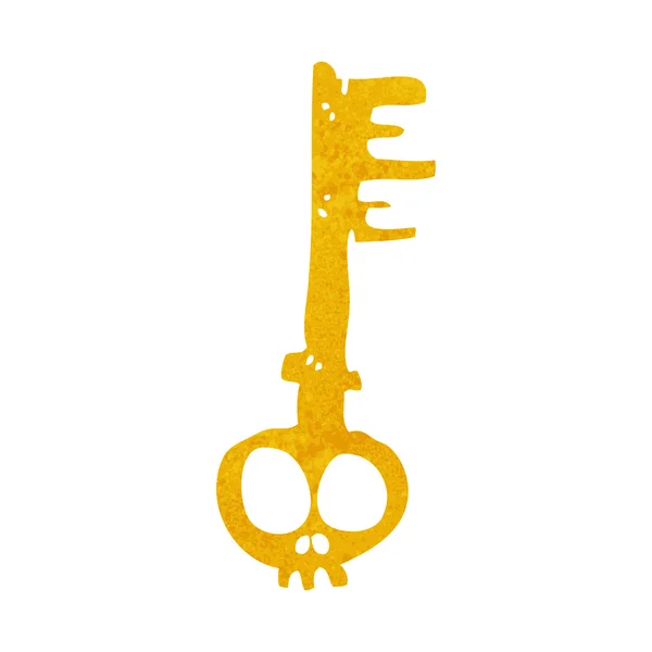 Gruseliger Schlüssel — Stockvektor