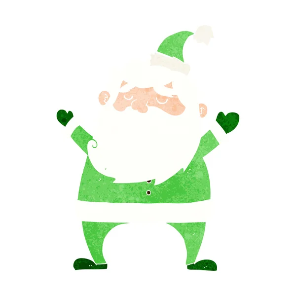 Jolly santa cartoon — Stockvector