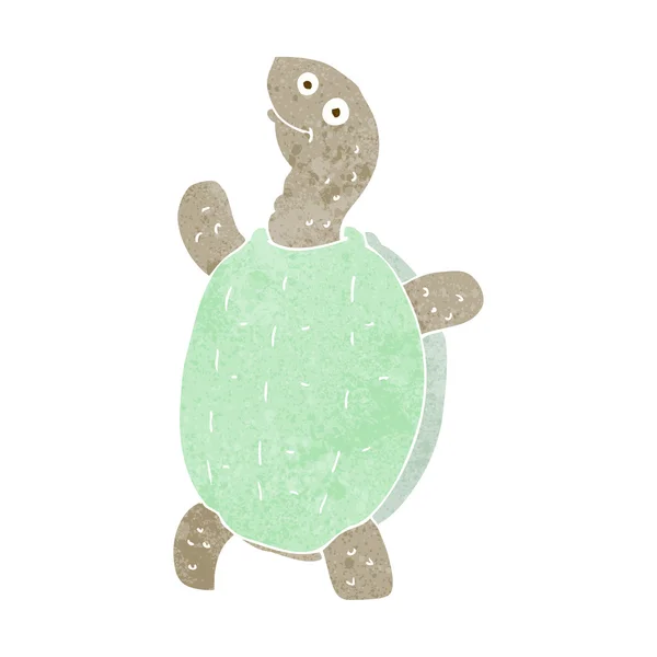 행복 한 거북이 만화 — 스톡 벡터
