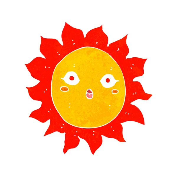 Dibujos animados sol — Archivo Imágenes Vectoriales