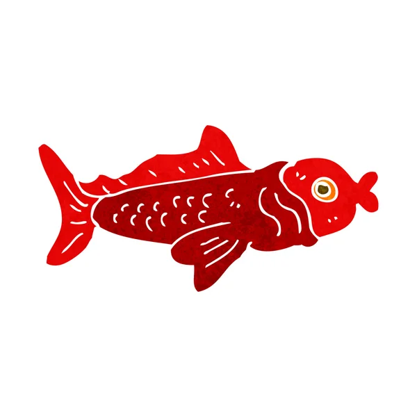 Dibujos animados peces divertidos — Vector de stock