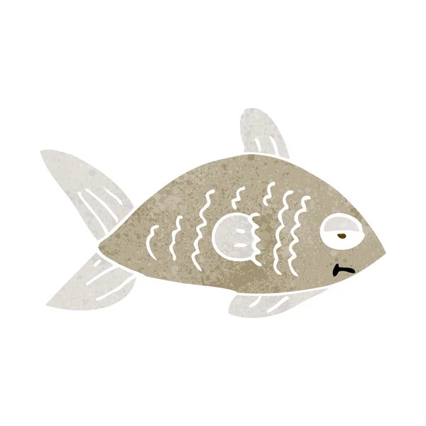 面白い魚の漫画 — ストックベクタ