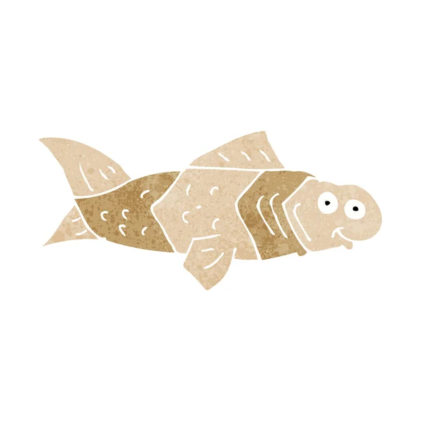 Cartone animato pesce divertente — Vettoriale Stock
