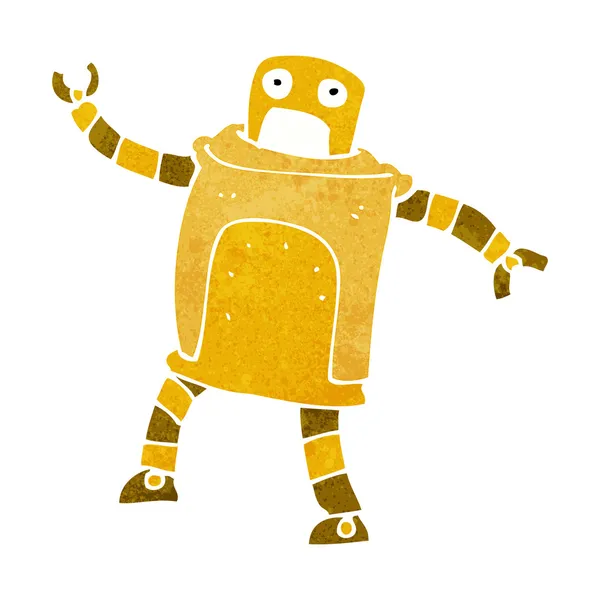 Robot de dibujos animados — Vector de stock