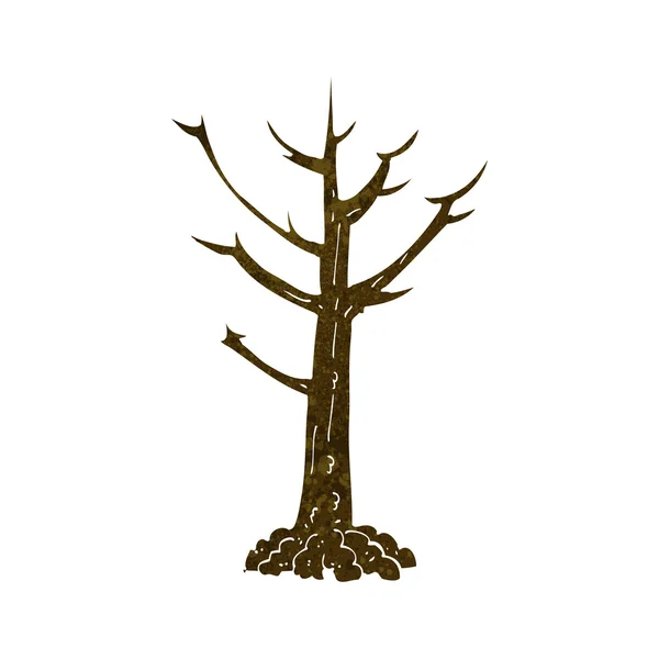 Γυμνό δέντρο κινούμενα σχέδια — Διανυσματικό Αρχείο