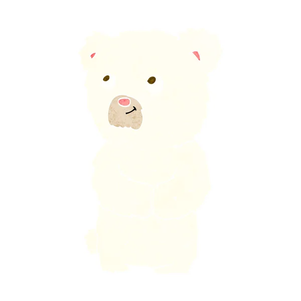 Kreslený lední medvídě — Stockový vektor
