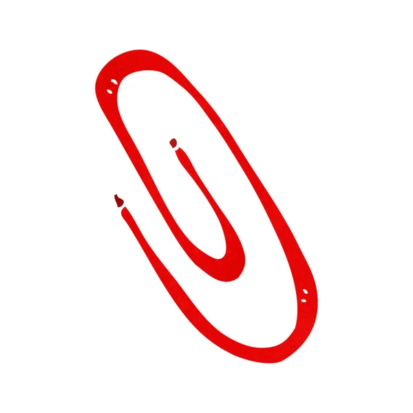 Kreslený červené sponky — Stockový vektor