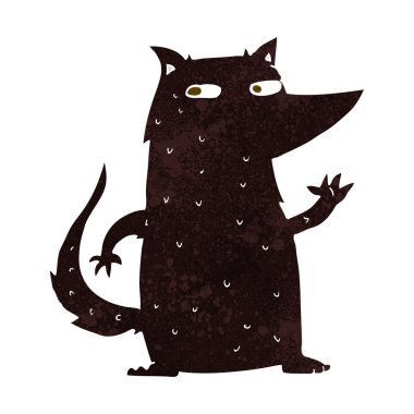 çizgi film kurt sallayarak